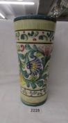 An Italian hand painted vase.