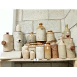 A large lot of stoneware jugs,