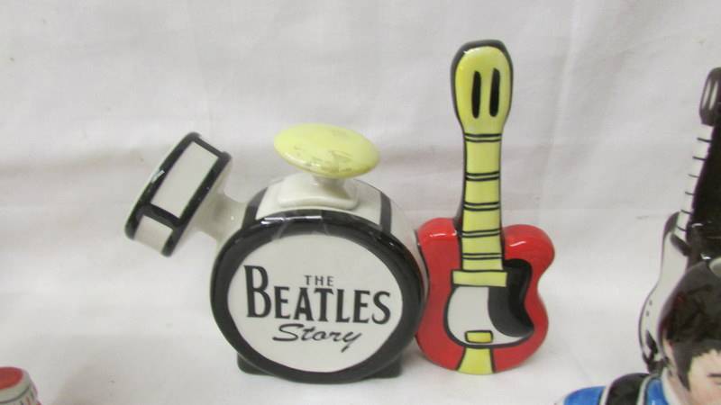 A Lorna Baily "The Beatle's Story" comprising drum set with guitars and four Beatle's torsos, - Image 6 of 6