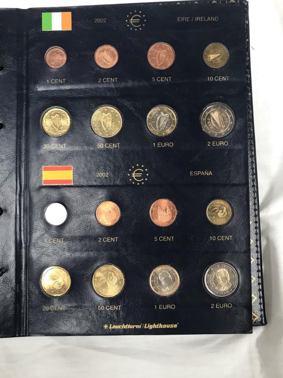 An album of Euro coins from various countries - Image 3 of 7