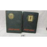 Two small albums of world stamps including India, China, Canada, UK etc.