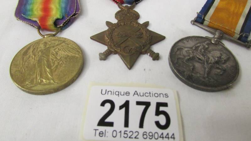 A set of 3 WW1 medals for SA441 W Richards SKR R.N.R. - Image 2 of 2