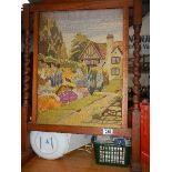 A good embroidered fire screen,