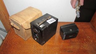 A Zeiss Ikon Box Tengor and a Baby Box Tengor camera's.