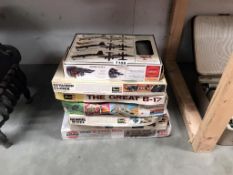 A quantity of model aircraft kits by Airfix, Revell, Matchbox etc.