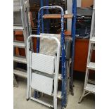 Four good step ladders