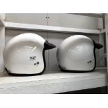 2 Viper open face motorcycle helmets