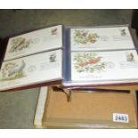 Birds & Flowers of Fifty states stamp collection including album, covers, books, stamp sheets etc.