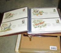 Birds & Flowers of Fifty states stamp collection including album, covers, books, stamp sheets etc.