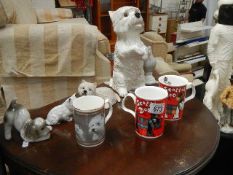 A quantity of Scottie dog collectables.