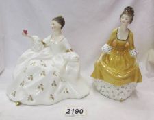 Two Royal Doulton figures - 'My Love' Hn2339 and 'Coralie' HN2307.