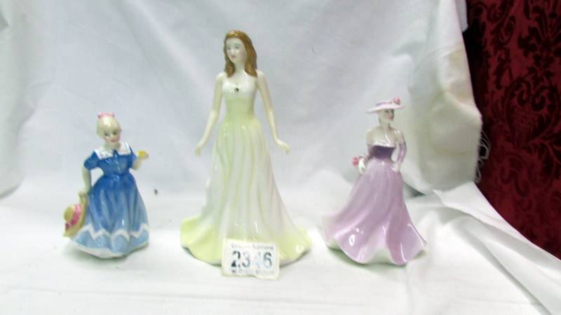 Two Royal Doulton figures - 'A Posy for You' HN3606, 'The Gemstones Collection, June,