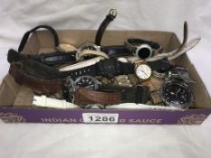 A mixed lot of ladies & gent's wristwatches