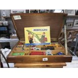 A vintage box of Meccano, outfit no 4,