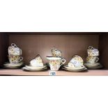 A vintage 23 piece Salisbury 'Scotia' tea set