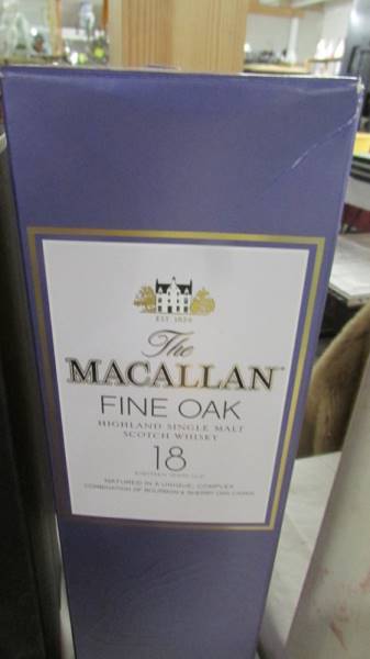 Five boxed bottles of Scotch whisky - Macallan 25 yr, Macallan 18 yr, Johnnie Walker Blue Label, - Image 5 of 24