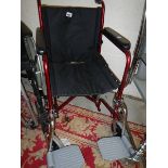 A wheel chair.