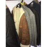 A quantity of men's vintage jackets/2 piece suits/blazers, brands include Irish tweed,
