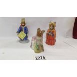 Two boxed Royal Doulton Bunnikins - Queen Guinevere and Catherine of Aragon together with a Beswick