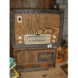 Two old radio's.