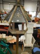 A large bird house.