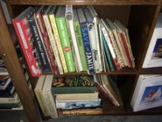 2 shelves of cook books