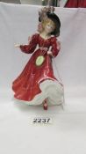 A boxed Royal Doulton figure of the year 1993 'Patricia' HN3365.