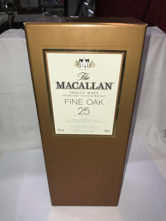 Five boxed bottles of Scotch whisky - Macallan 25 yr, Macallan 18 yr, Johnnie Walker Blue Label, - Image 11 of 24