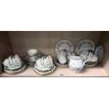 A Duchess 19 piece tea set (only 5 saucers) & a 19 piece Duchess tea set (5 cups)
