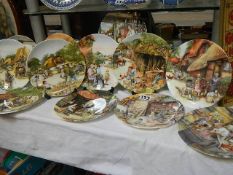A large quantity of collector's plates.