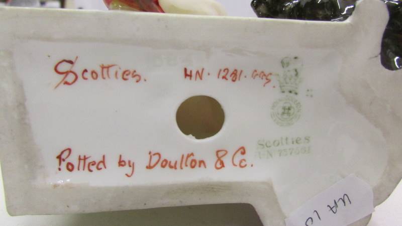 A rare Royal Doulton figurine 'Scotties', HN1281, Rg. No. 737561. - Image 4 of 4