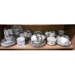 A 12 piece Royal Stafford part tea set,