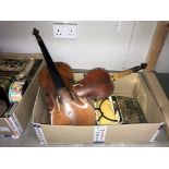 2 old violins for restoration ****Condition report**** Sizes are 14 and a quarter