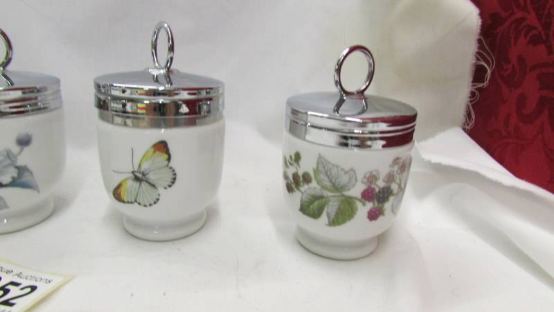 Four Royal Worcester egg coddlers with instructions for use. - Image 3 of 5