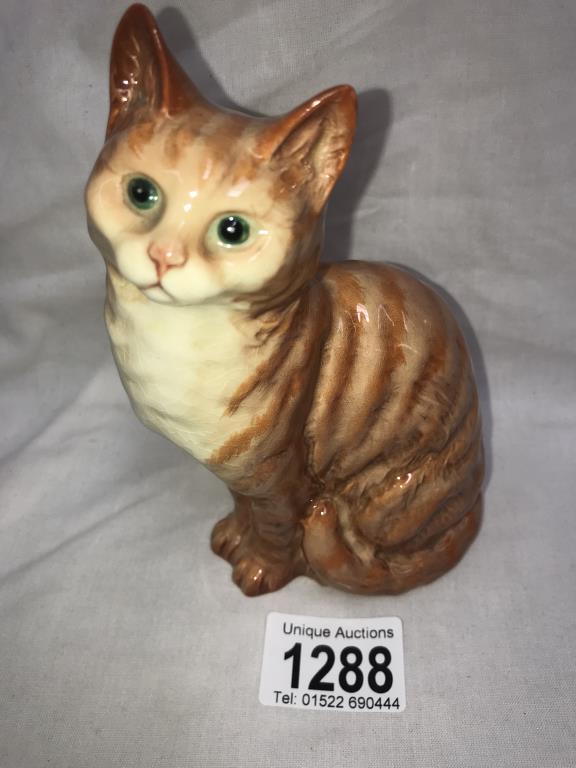 A Beswick ginger cat