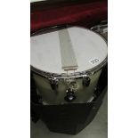 A small snare drum, Everplay heads, Beverley B & H "white".
