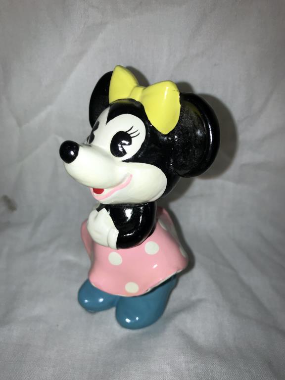 A collection of 4 ceramic Disney figures circa 1970's including Mickey Mouse, Minnie Mouse, - Image 2 of 5