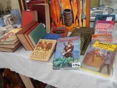 A quantity of children's books including Biggles.