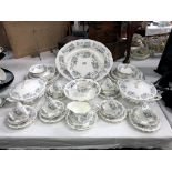 A 49 piece Royal Albert silver maple dinner & tea set