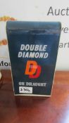 A Double Diamond lager advertising light, circa 1970/80's (working order - no PAT tested).