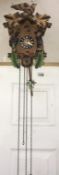 A Black forest cuckoo clock ****Condition report**** In working order and in good