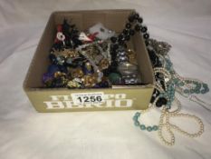 A mixed lot of necklaces & earrings etc.
