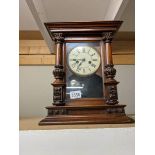 An 8 day mantel clock.