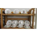 29 pieces of Royal Standard tea ware.