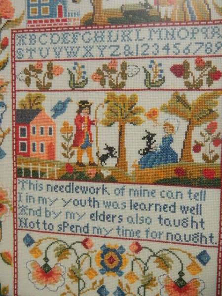 A modern hand made sampler. - Image 2 of 2