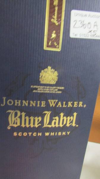 Five boxed bottles of Scotch whisky - Macallan 25 yr, Macallan 18 yr, Johnnie Walker Blue Label, - Image 3 of 24