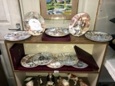 6 boxed Royal Worcester N.S.P.C.C. Christmas plates & 4 unboxed.