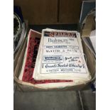 A collection of 1940's/50's newspapers & ephemera etc.