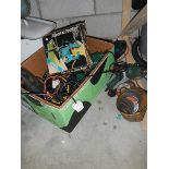 A box of assorted power tools (sold as seen).