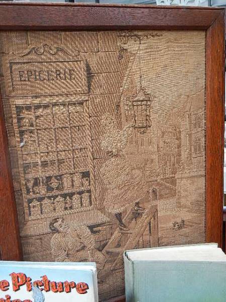 A two fold tapestry fire screen. - Image 3 of 3